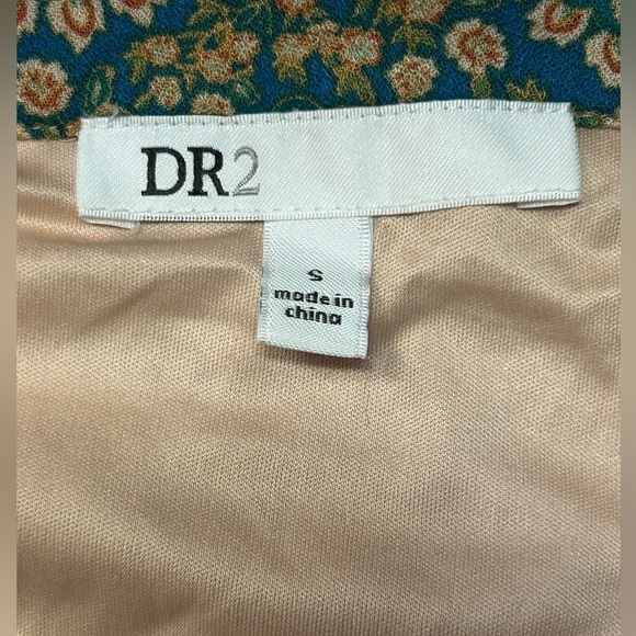 DR2 Daniel Rainn Women S Paisley Dress Boho Peasant Long Sleeve Dress - Picture 6 of 6